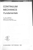 Continuum Mechanics Fundamentals BY Valliappan - Scanned Pdf